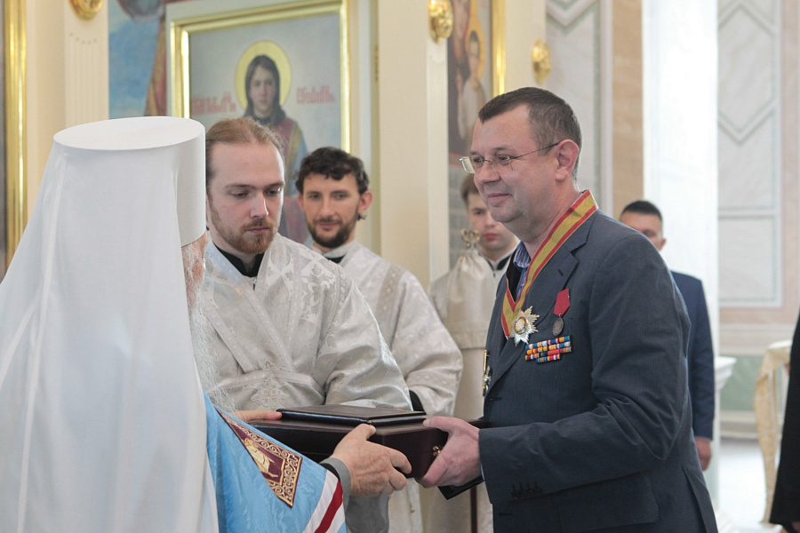 Великое освящение Казанского храма села Дединово